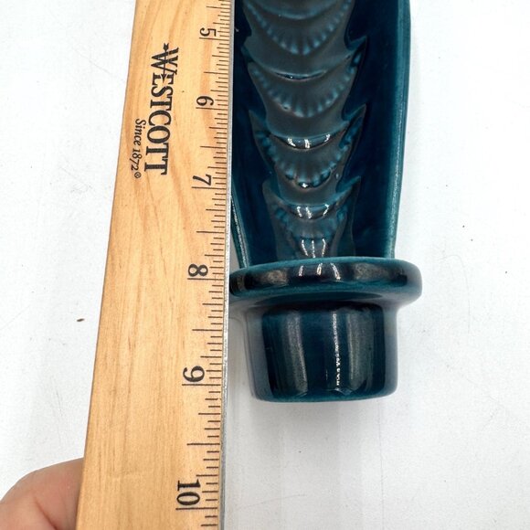 Wall candle holder - AWF pottery studio Norway 1960s - Candle light holder. Deep - Picture 12 of 16